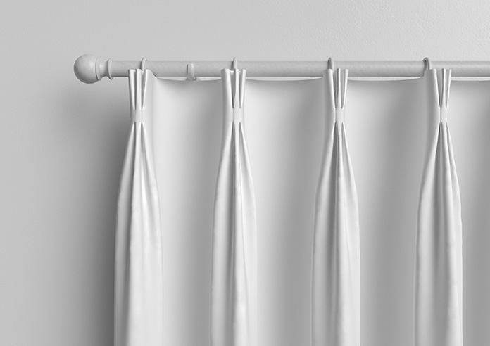 Ascot, Bright White - Made to Measure Curtains - Image 11